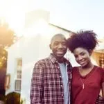 couple illustrating a VA loan refinance