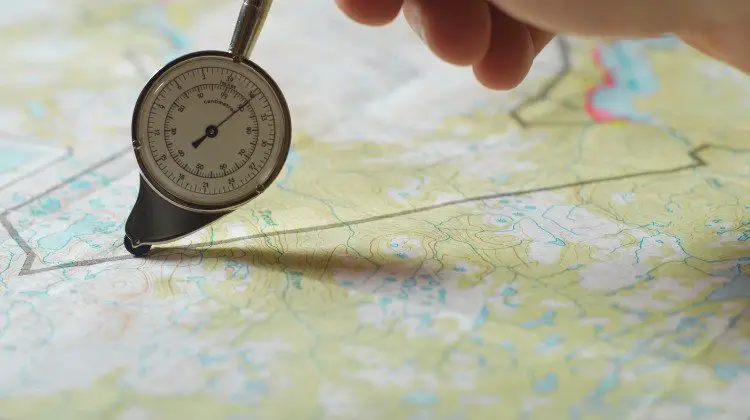 measuring distance on a map