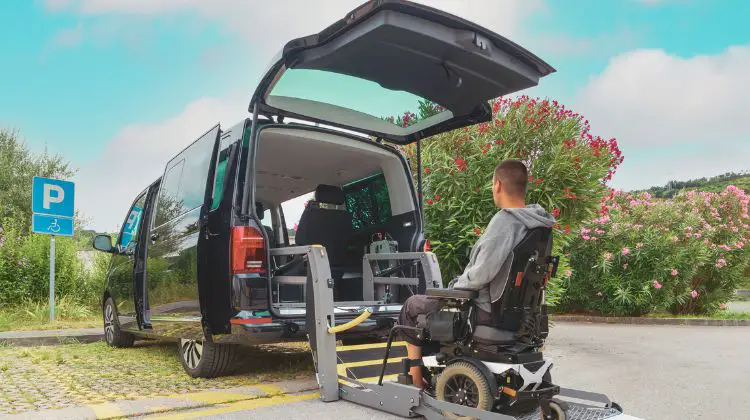 wheelchair accessible van