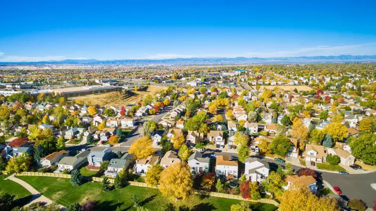 neighborhoods near the Rocky Mountains