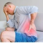 man suffering from lower back pain
