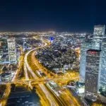 city during night